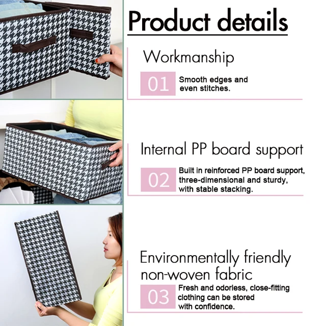 CAJA ORGANIZADORA PARA ROPA