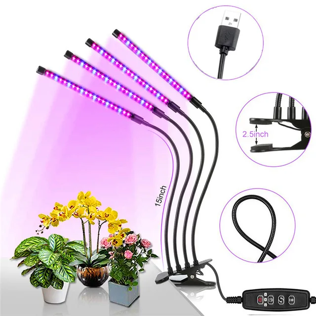 LÁMPARA LED PARA RL CRECIMIENTO DE LAS PLANTAS