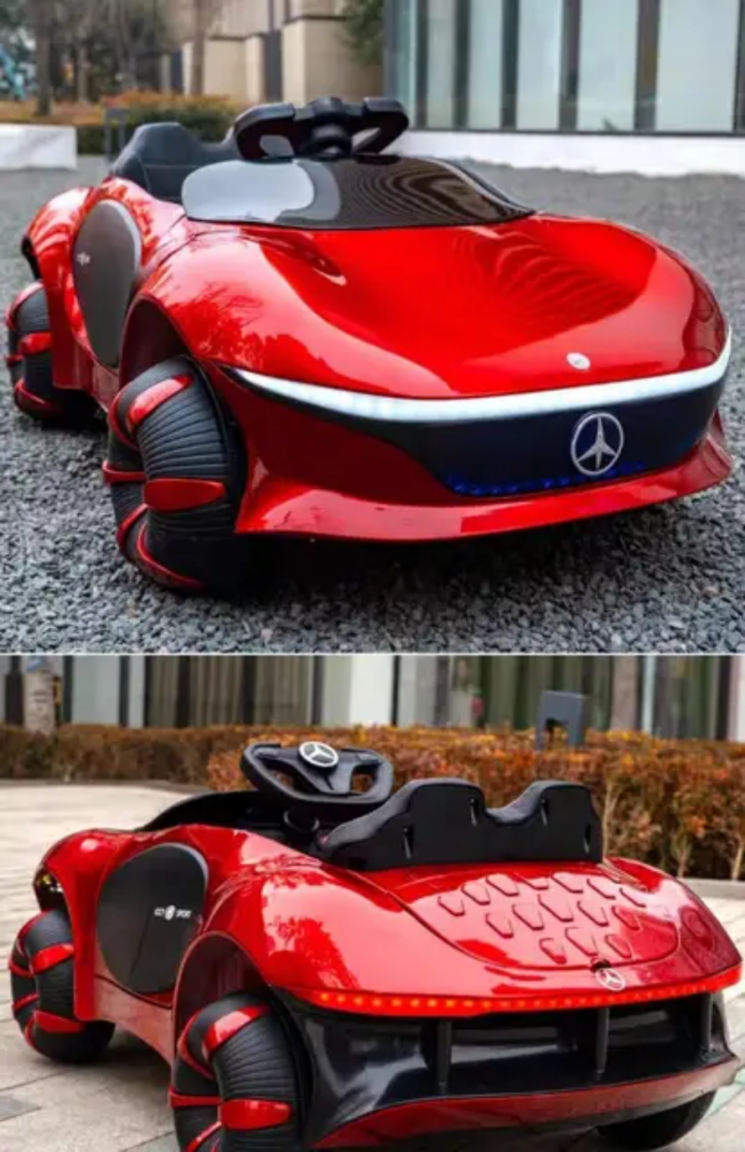 AUTO DEPORTIVO PARA NIÑOS C/BLUETOOTH Y CONTROL