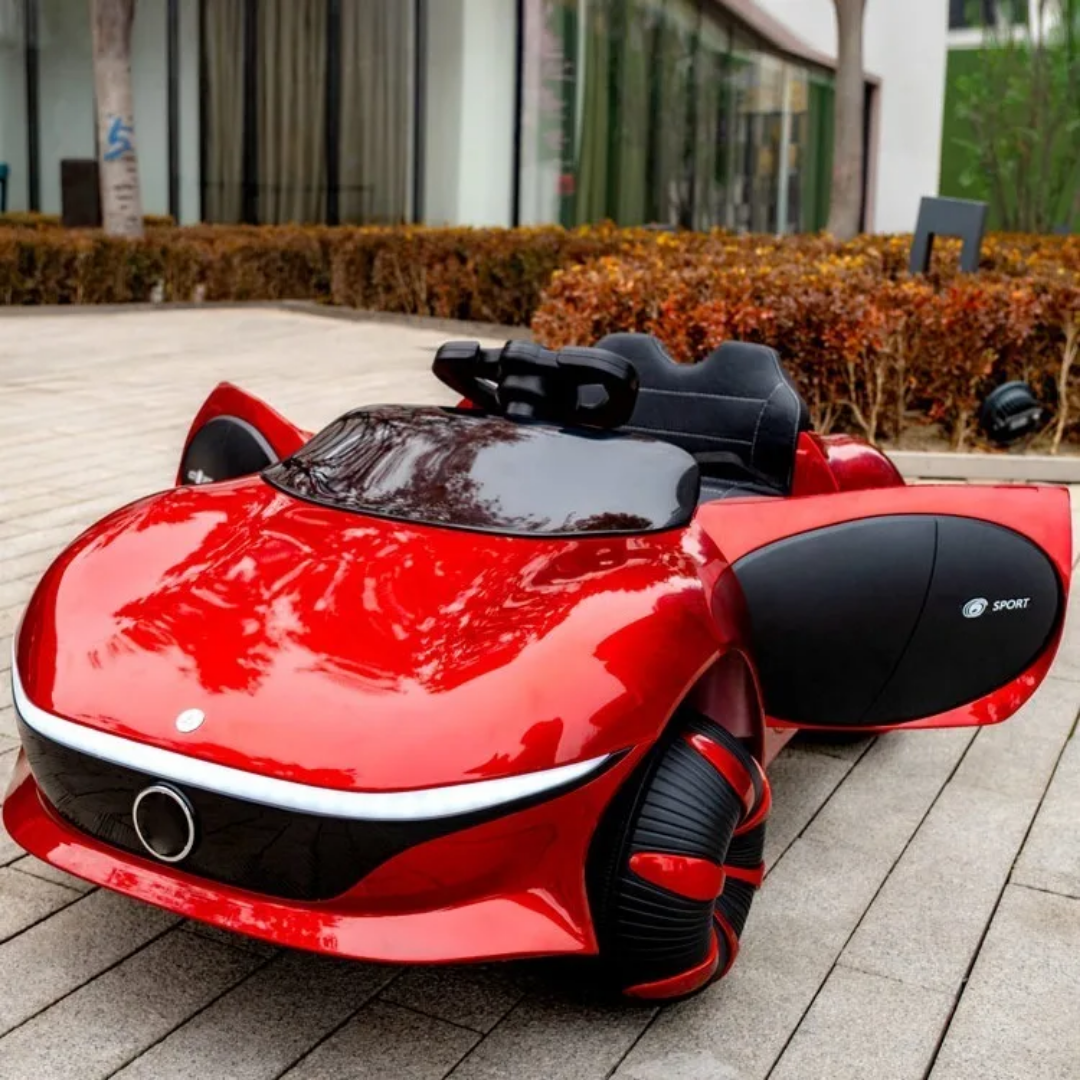 AUTO DEPORTIVO PARA NIÑOS C/BLUETOOTH Y CONTROL