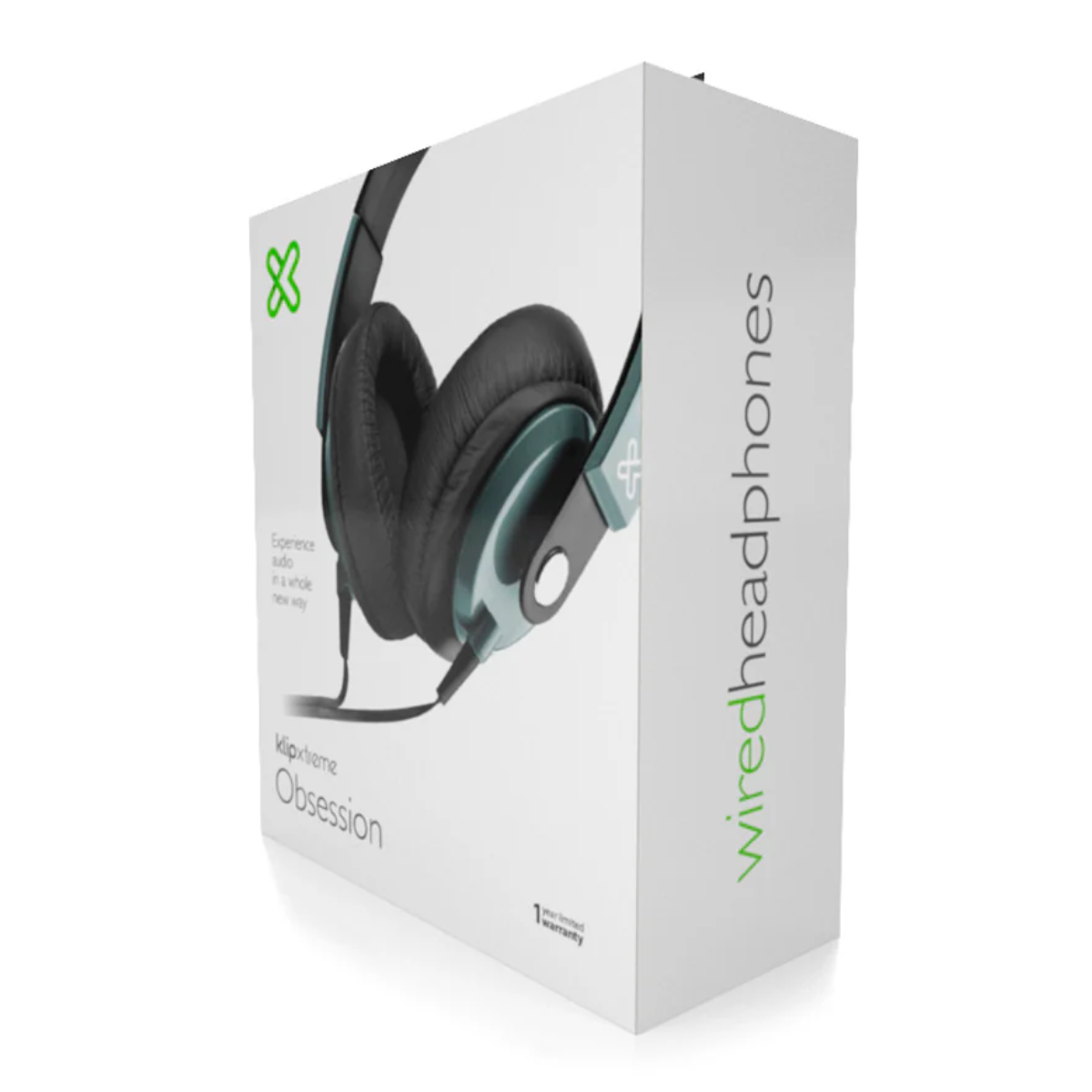 KLIP XTREME KHS-550BK AUDIFONO C/ MICRO CABLE NEGRO