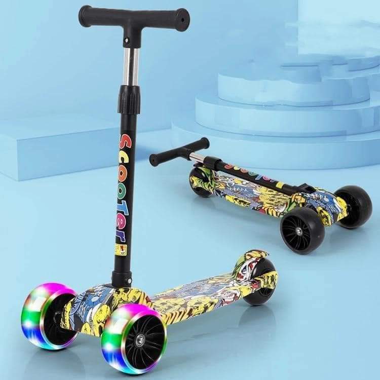 SCOOTER GRAFITI CON LUCES