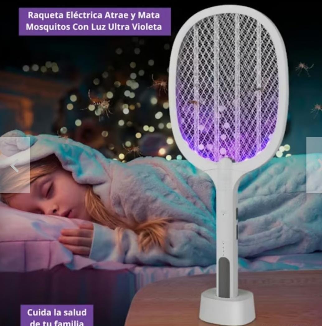 RAQUETA MATA MOSQUITOS