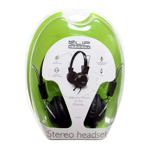 KLIP XTREME KSH-320 AUDIFONO C/ MICRO CABLE NEGRO