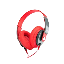KLIP XTREME KHS-550BK AUDIFONO C/ MICRO CABLE  ROJO