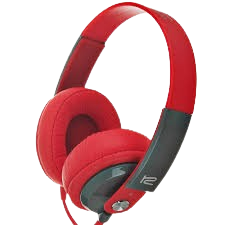 KLIP XTREME KHS-550BK AUDIFONO C/ MICRO CABLE  ROJO