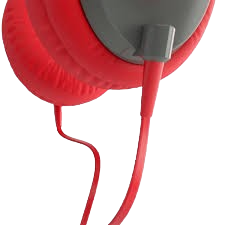 KLIP XTREME KHS-550BK AUDIFONO C/ MICRO CABLE  ROJO